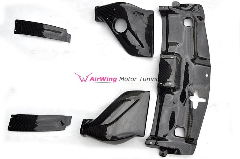 W204 AMG C63 - AirWing Carbon fiber Cold Air Intake cover 4